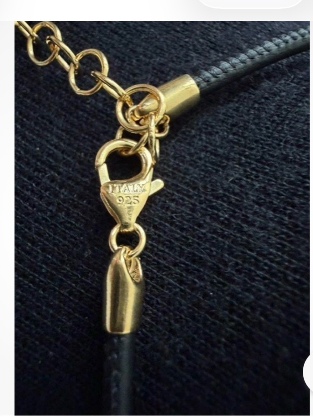 David Markstein “Find your Way” Compass Pendant Necklace with Black Leather cord - Picture 13 of 14
